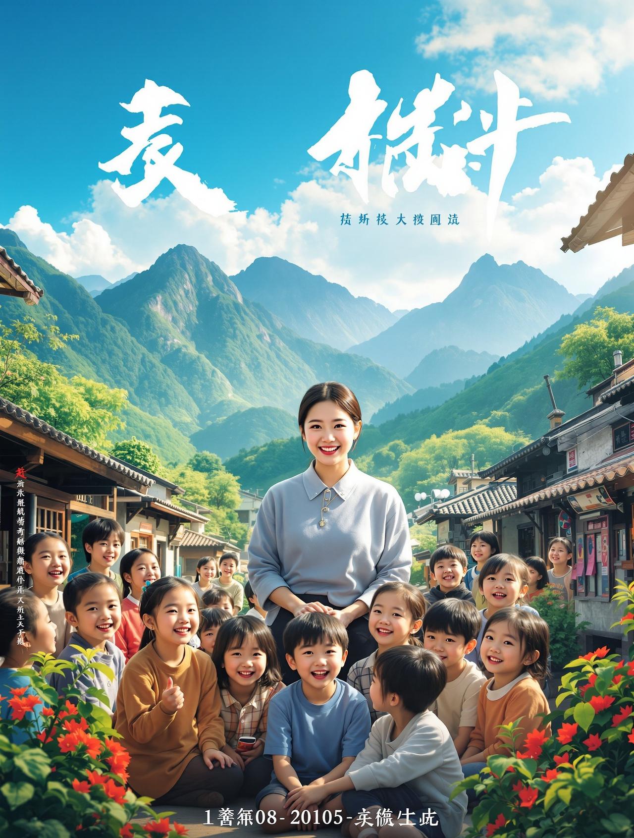 无广告短剧网作品《山那边》海报 - 乡村温情题材短剧